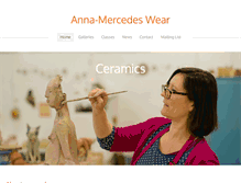 Tablet Screenshot of anna-mercedeswear.com